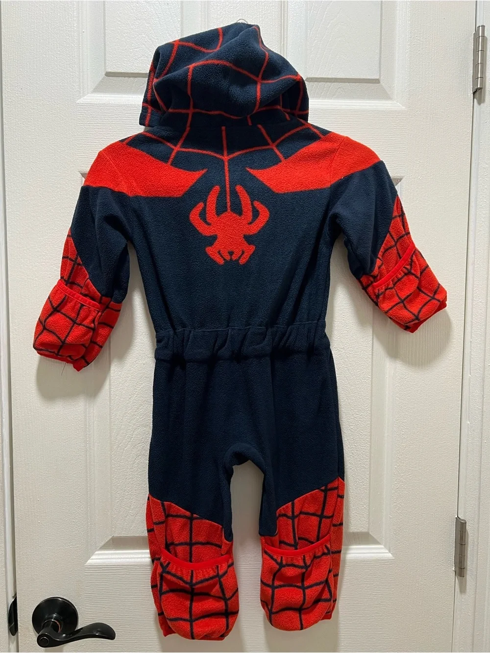 Cuddle Club Marvel Spider-Man Fleece Onesie/Costume | Blue/Red Size 3T Unisex